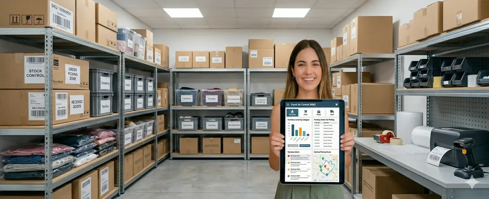 Gestión de Almacenes - Gestiona tus almacenes de manera eficiente y optimiza tu inventario