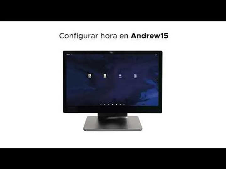 Configuración de la hora en la Computadora Andrew 15