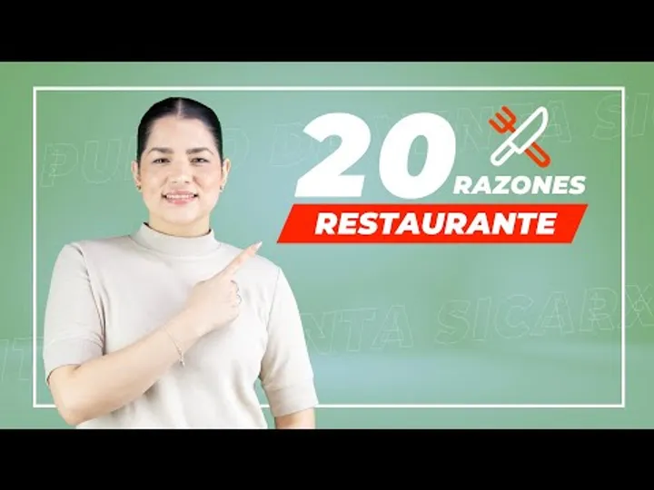 20 razones para elegir SICAR X en tu restaurante