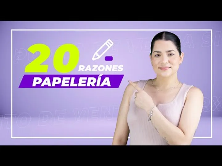20 razones para tu papelería