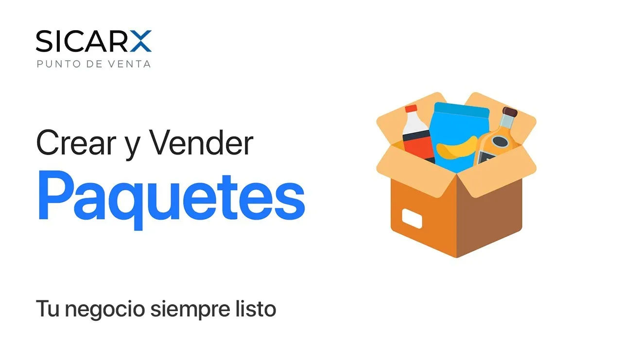 Crear y Vender Paquetes