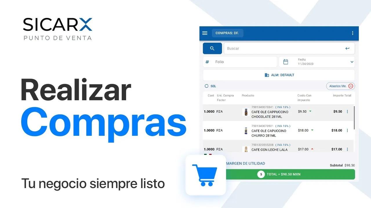 ¿Cómo Realizar Compras en SICAR X?
