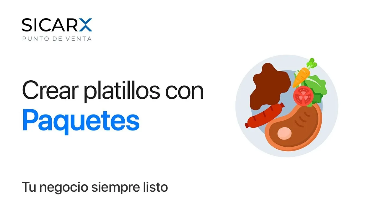 Crear Platillos usando Paquetes