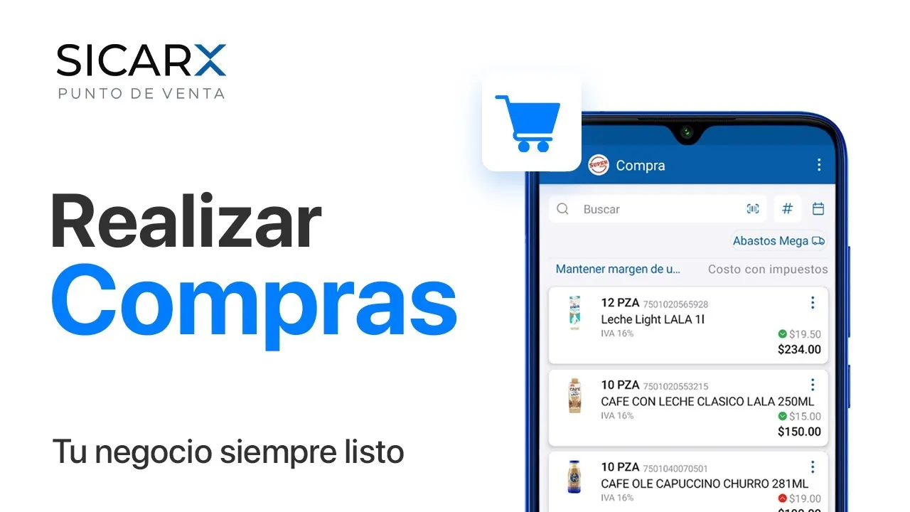 ¿Cómo Realizar Compras en SICAR X App?