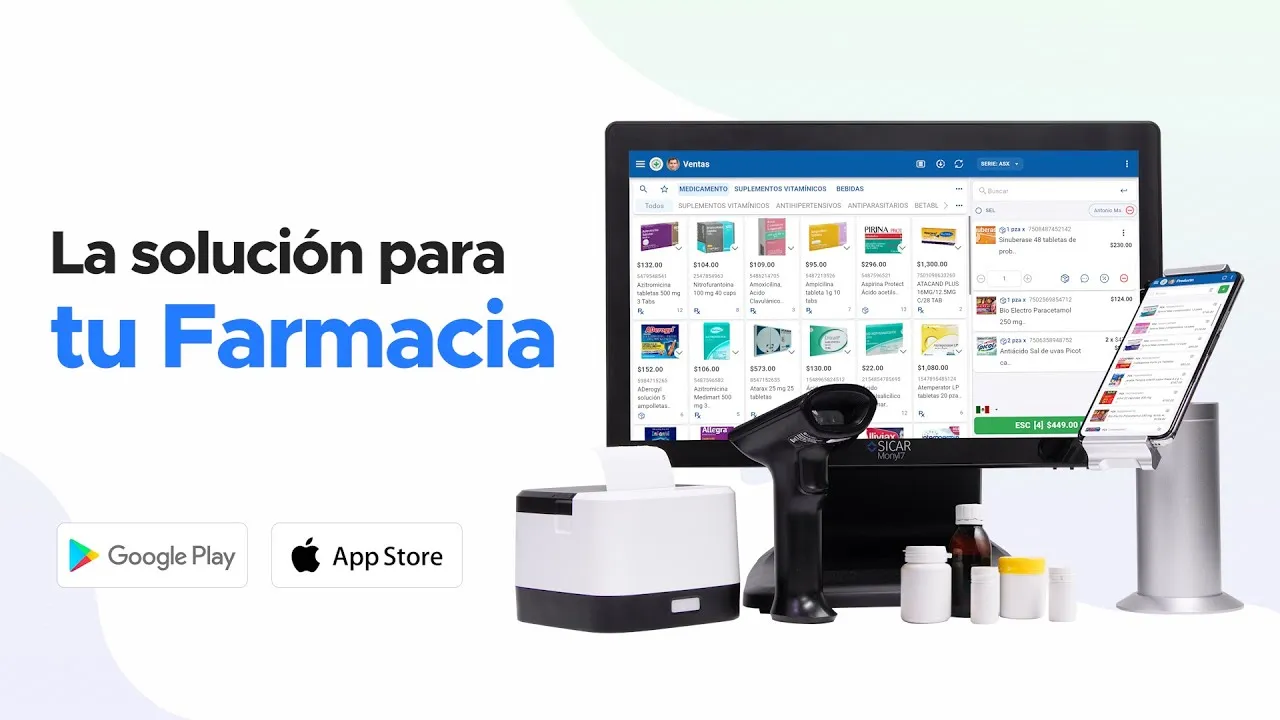 SICAR X es la solución para tu Farmacia