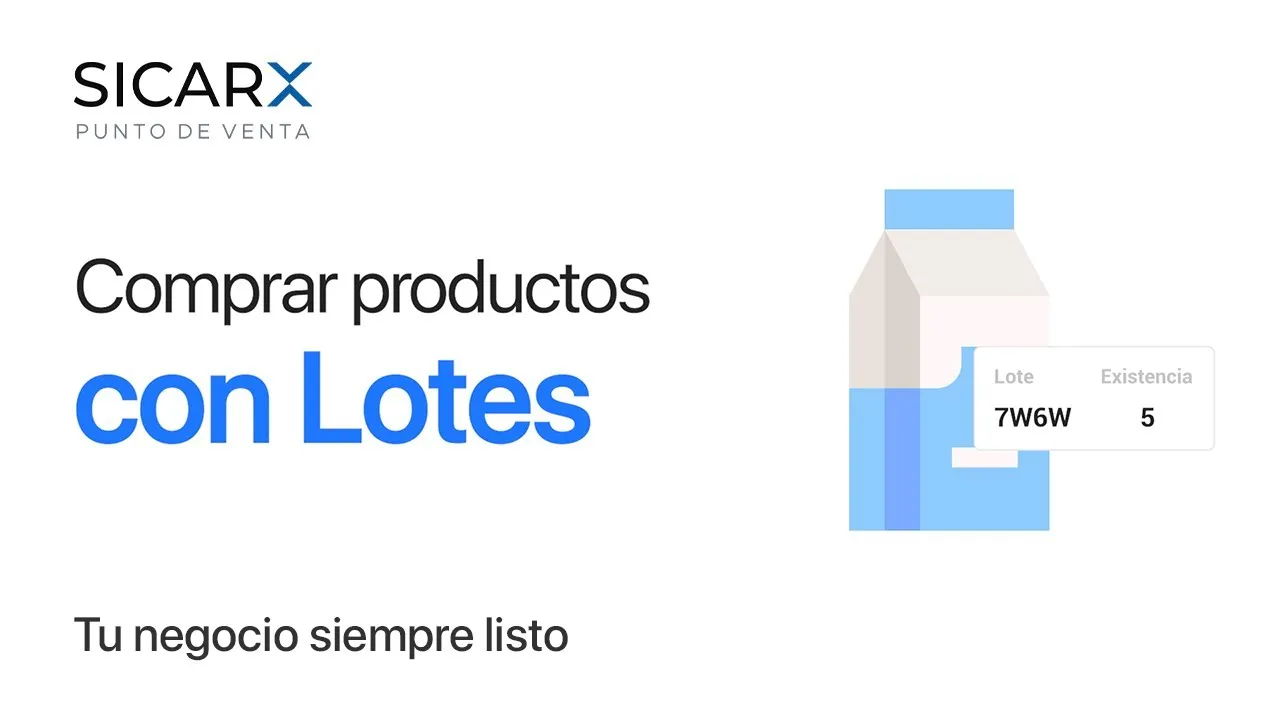 Compras de productos con Lotes