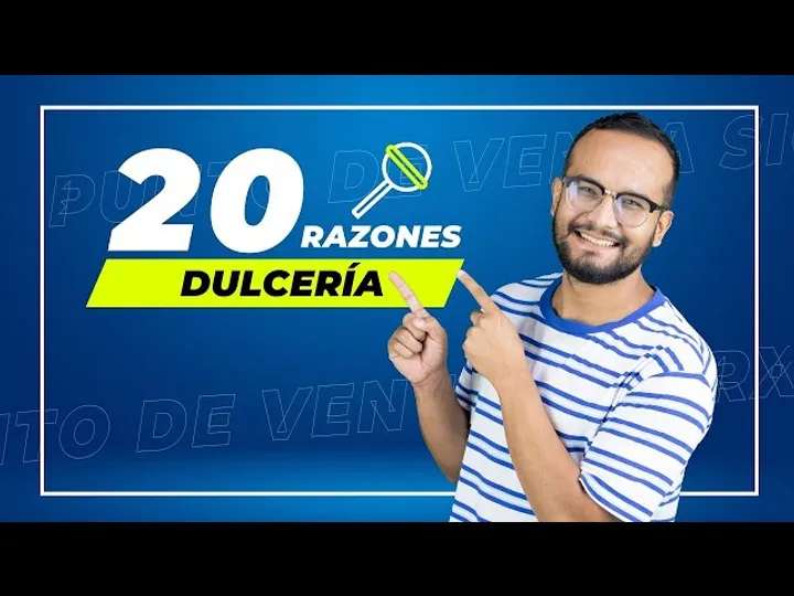 20 razones para tu dulcería