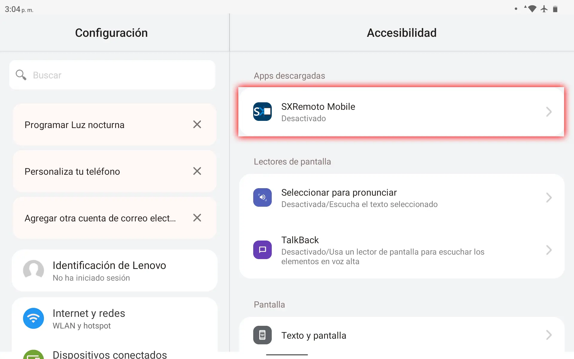 Android 10 y 11 - Accesibilidad