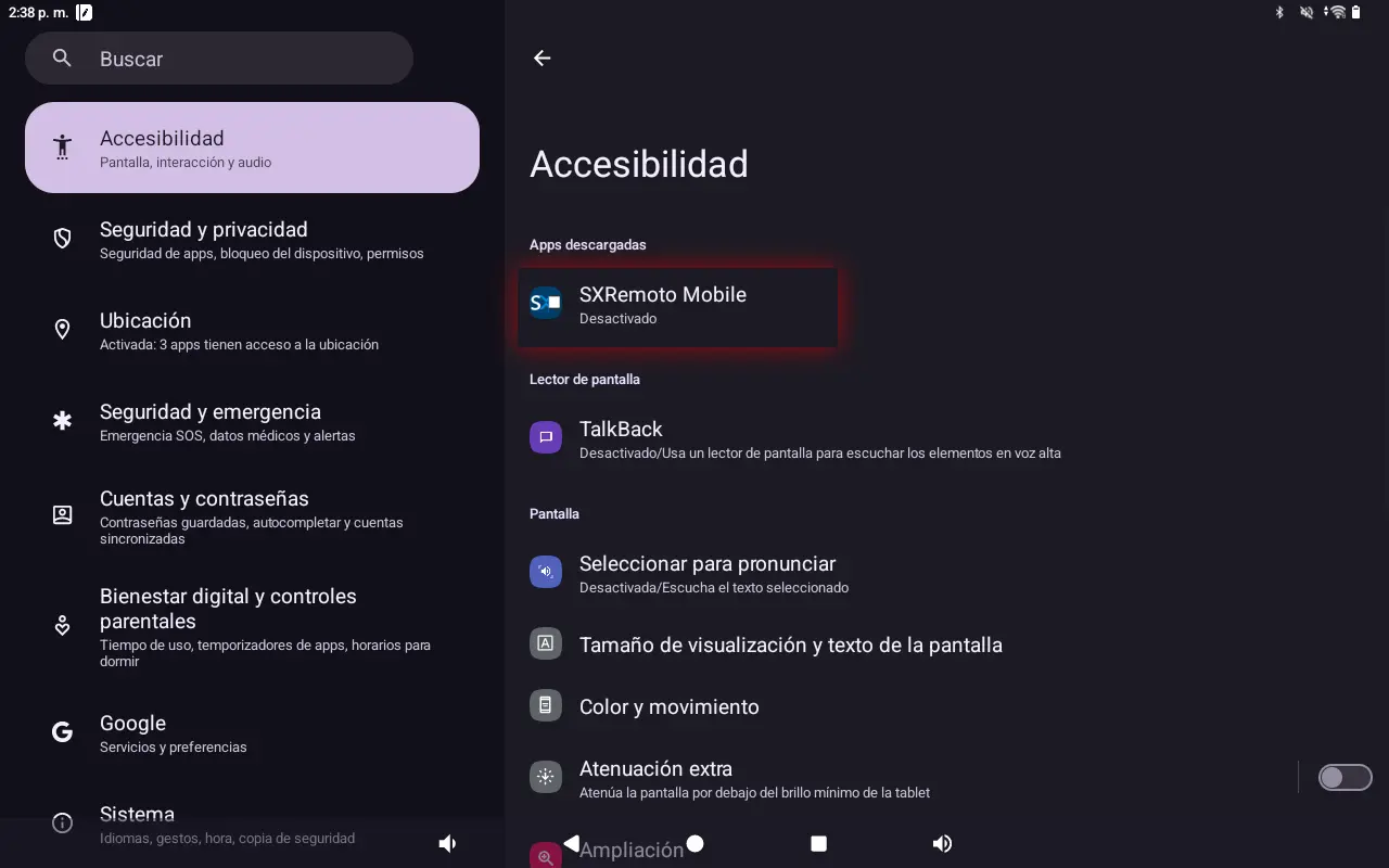 Andrew 15 - Accesibilidad
