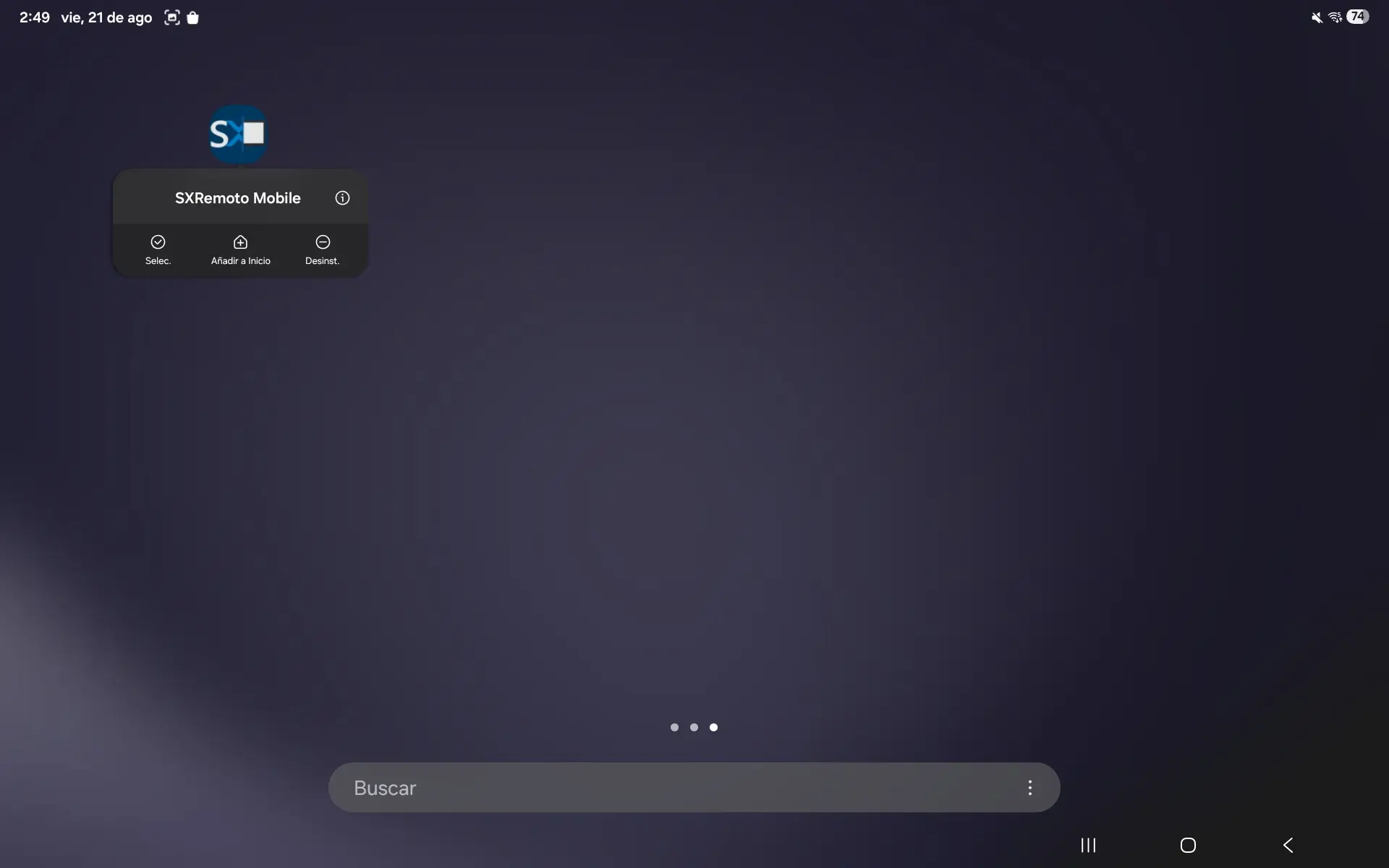 Android 15 y 16 - Aplicación SICAR X Remoto